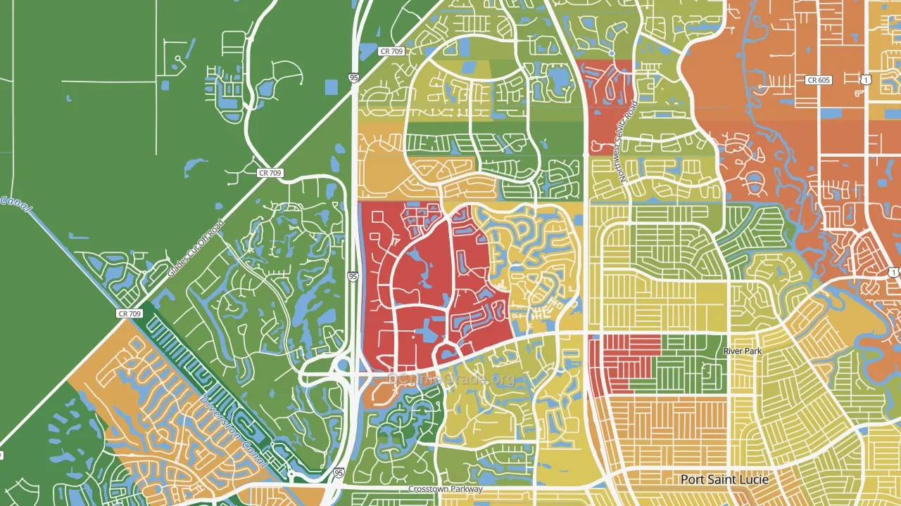34986, FL Map of Theft Rates