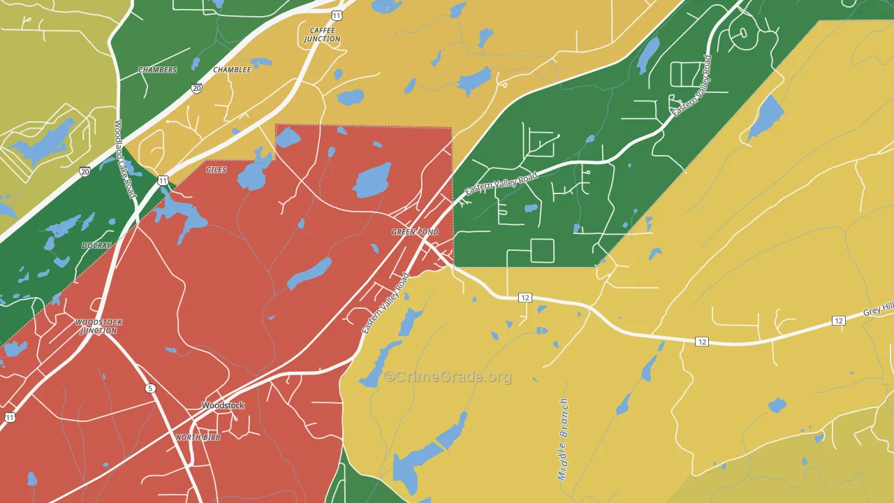 35074, AL Map of Theft Rates