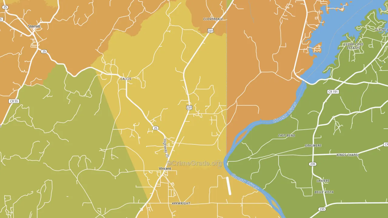 35178, AL Map of Theft Rates