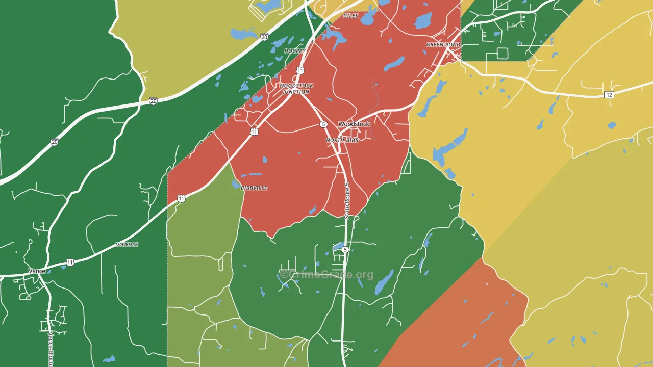 35188, AL Map of Theft Rates