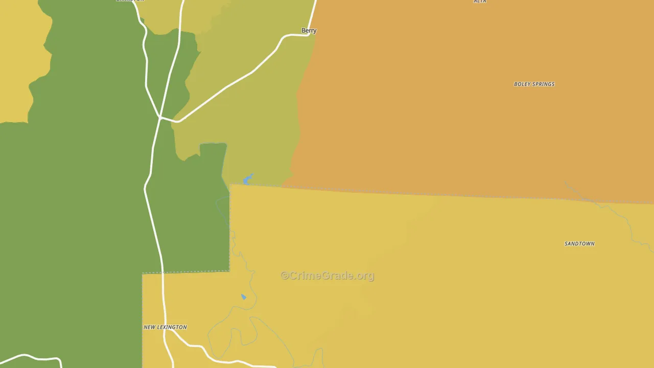 35546, AL Map of Theft Rates