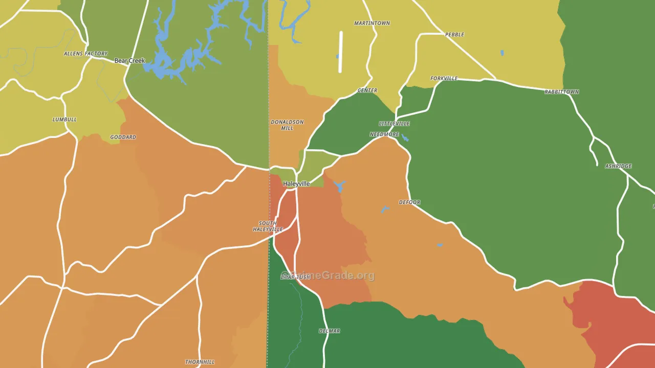 35565, AL Map of Theft Rates