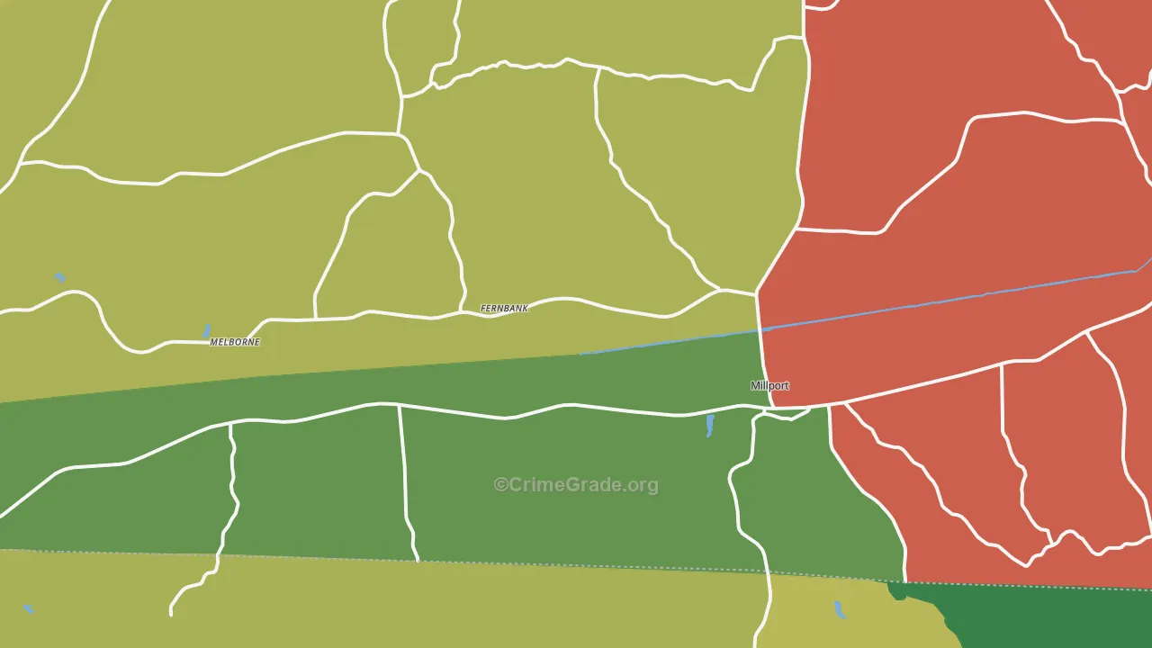 35576, AL Map of Theft Rates