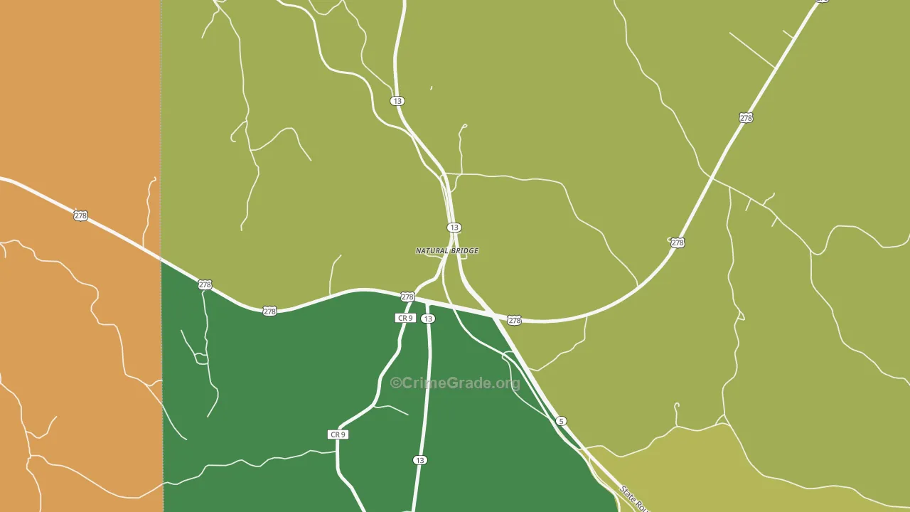 35577, AL Map of Theft Rates