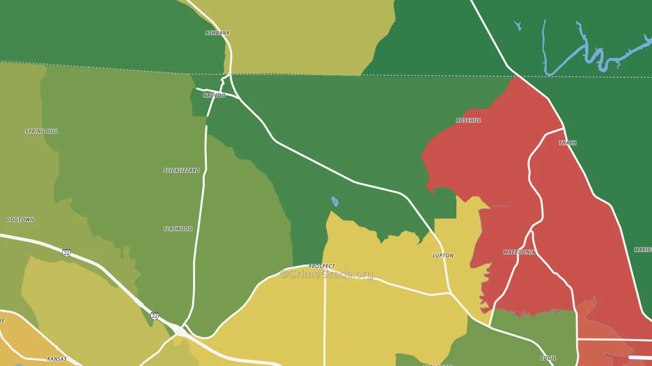 35578, AL Map of Theft Rates