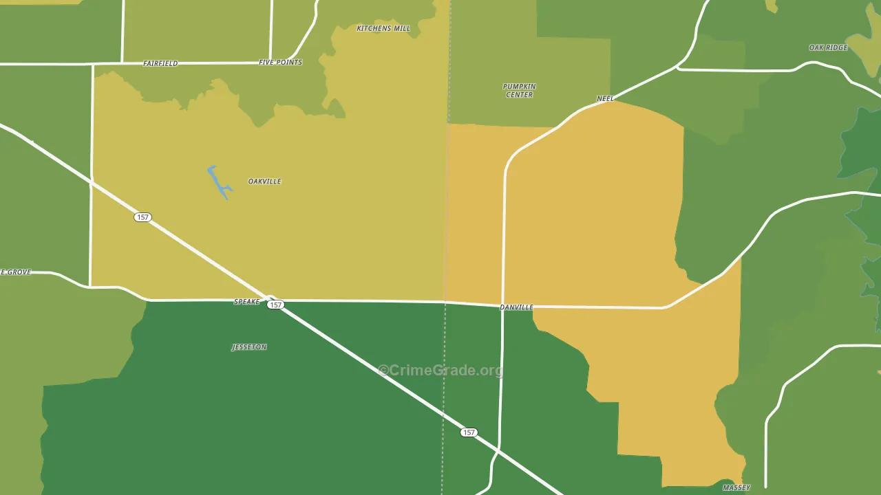 35619, AL Map of Theft Rates