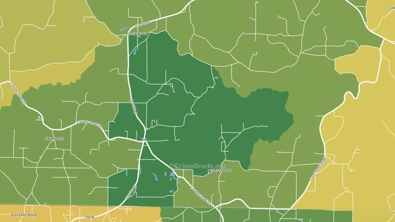 35621, AL Map of Theft Rates