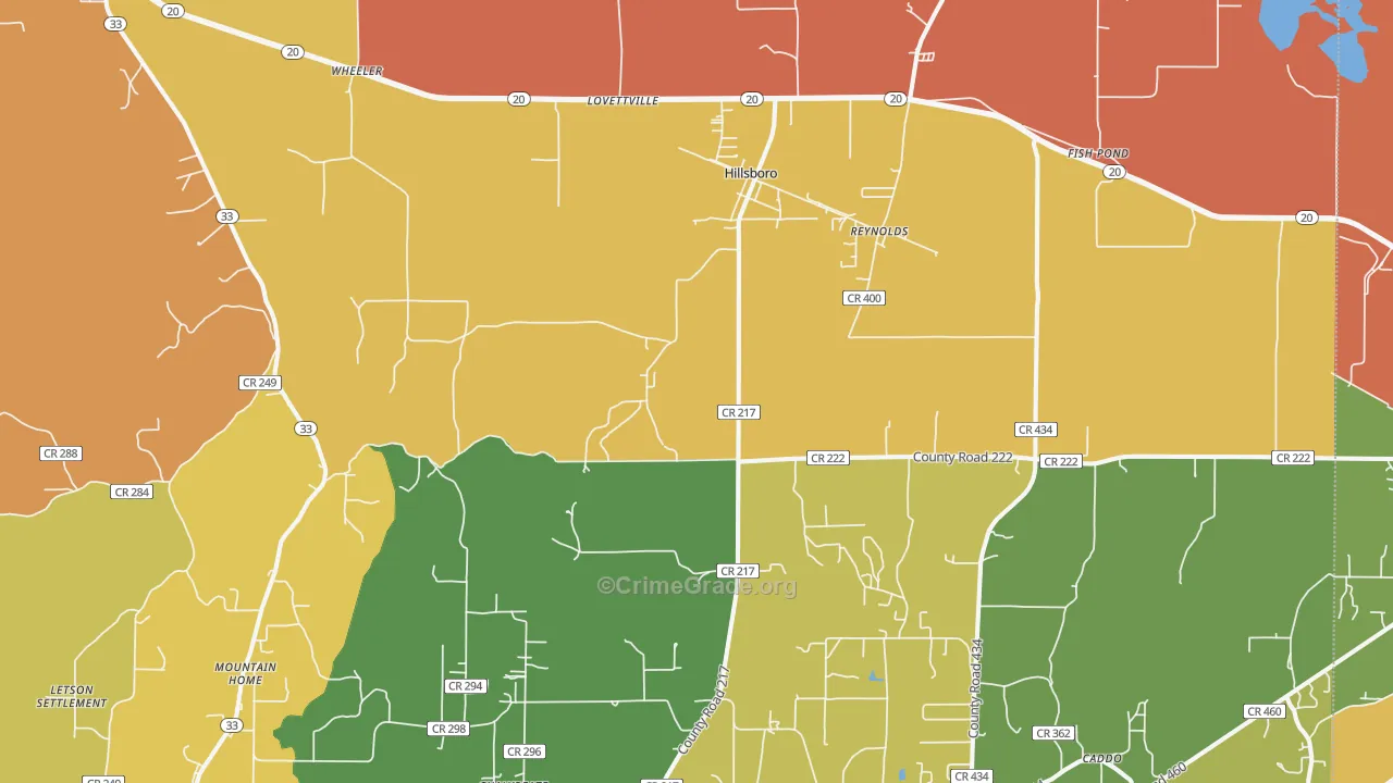 35643, AL Map of Theft Rates