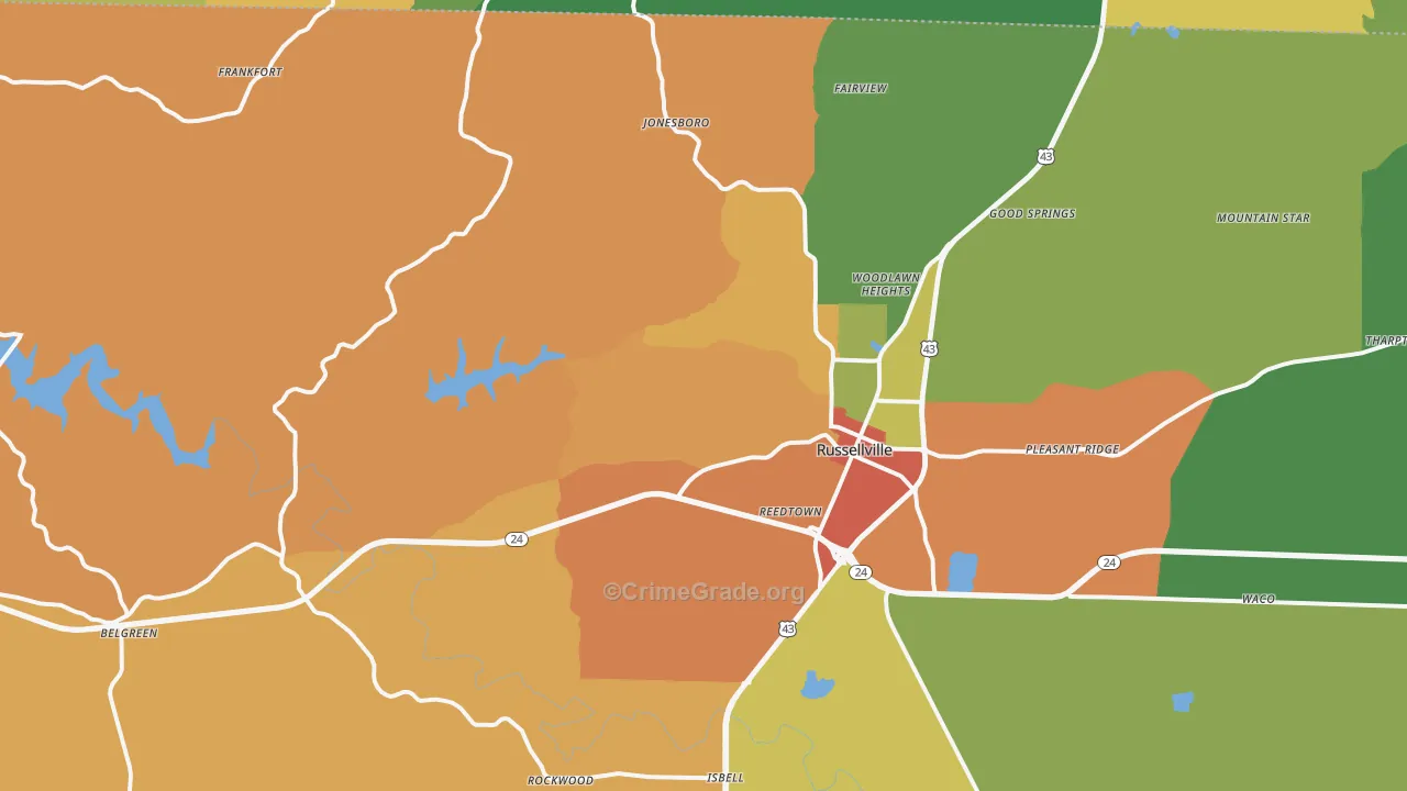 35653, AL Map of Theft Rates