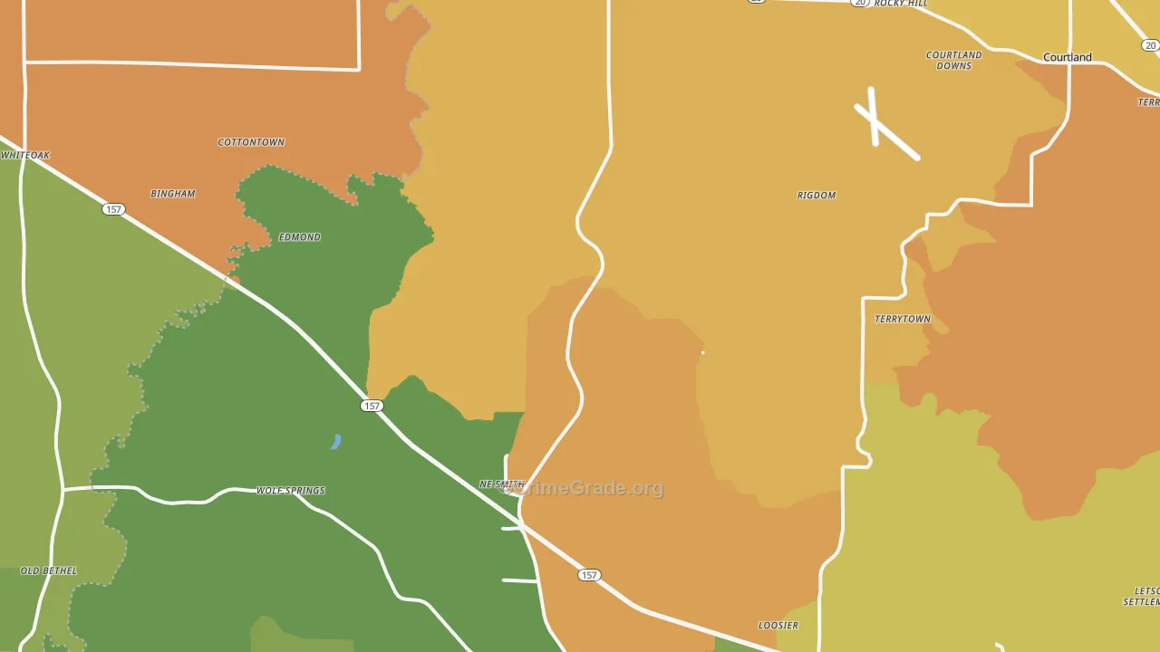 35672, AL Map of Theft Rates
