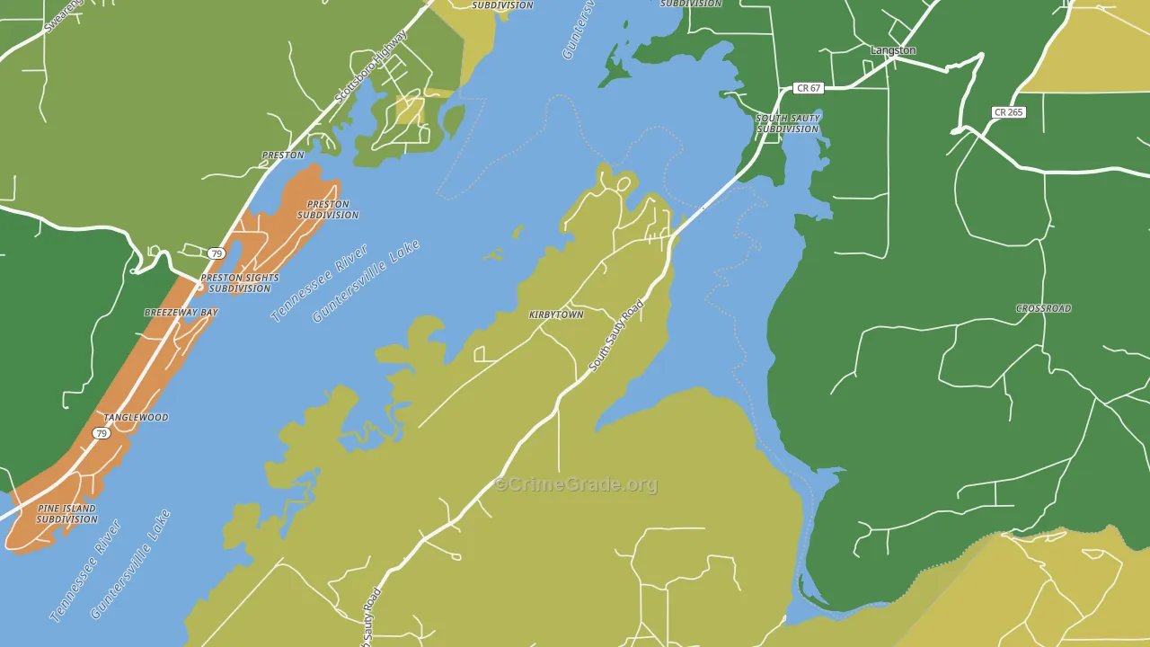35755, AL Map of Theft Rates