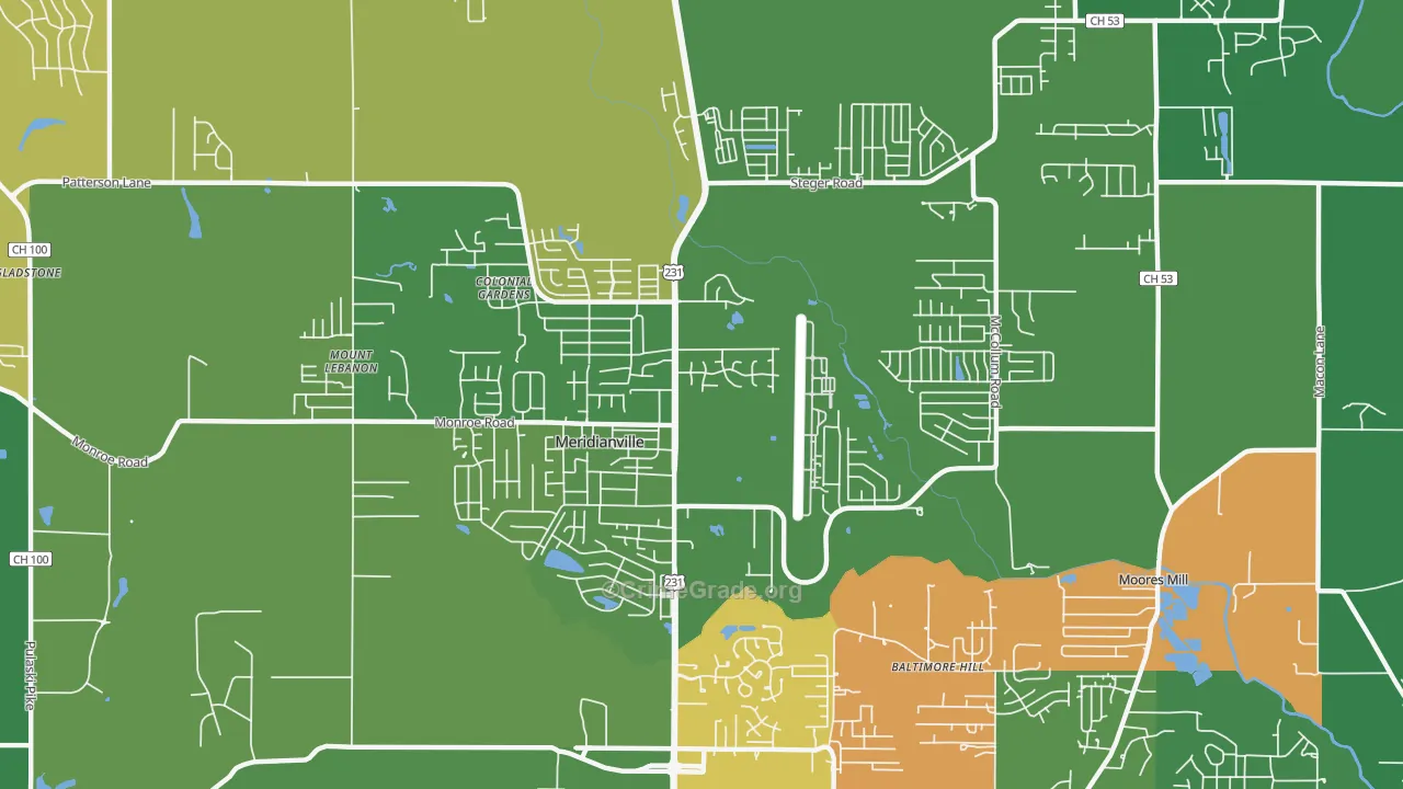 35759, AL Map of Theft Rates