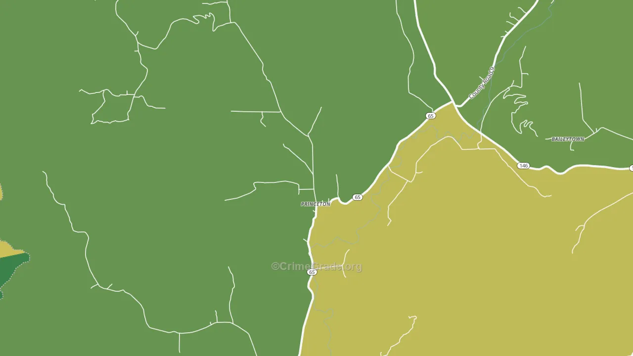 35766, AL Map of Theft Rates