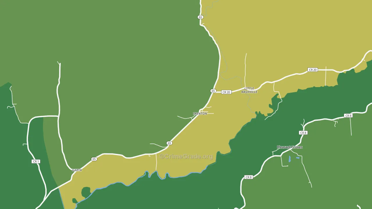 35774, AL Map of Theft Rates