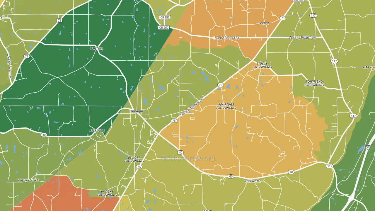 35978, AL Map of Theft Rates