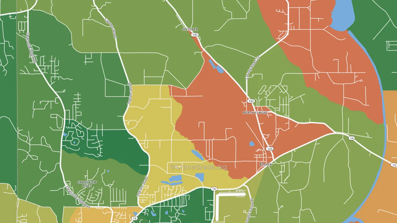36025, AL Map of Theft Rates