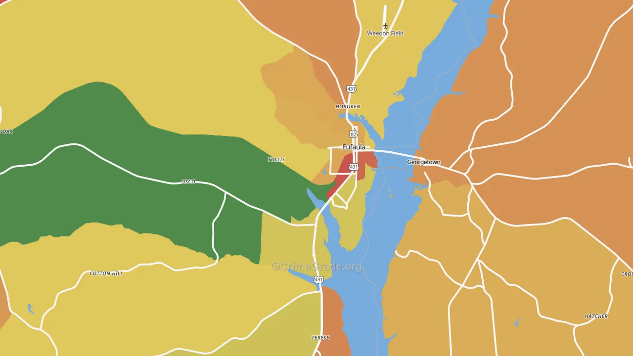 36027, AL Map of Theft Rates