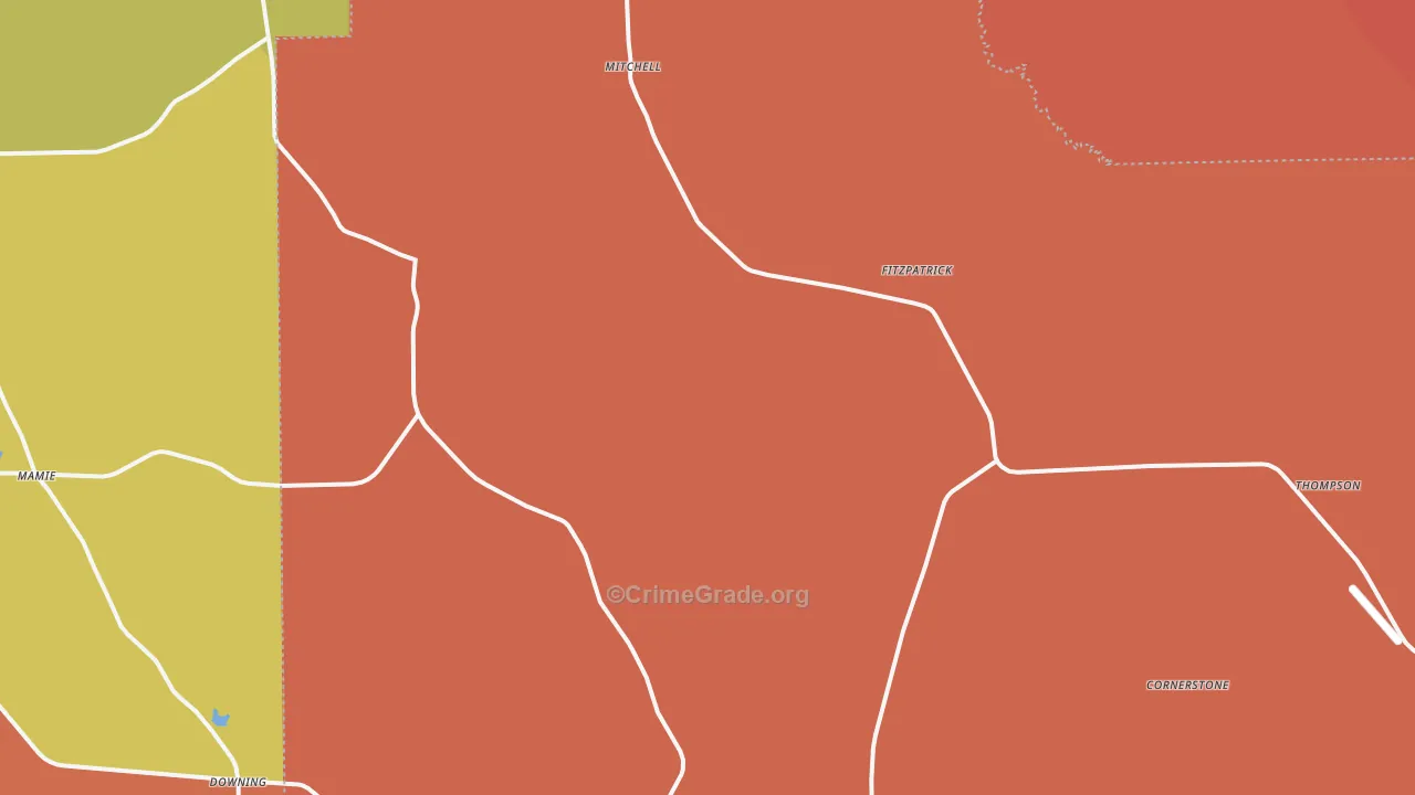 36029, AL Map of Theft Rates