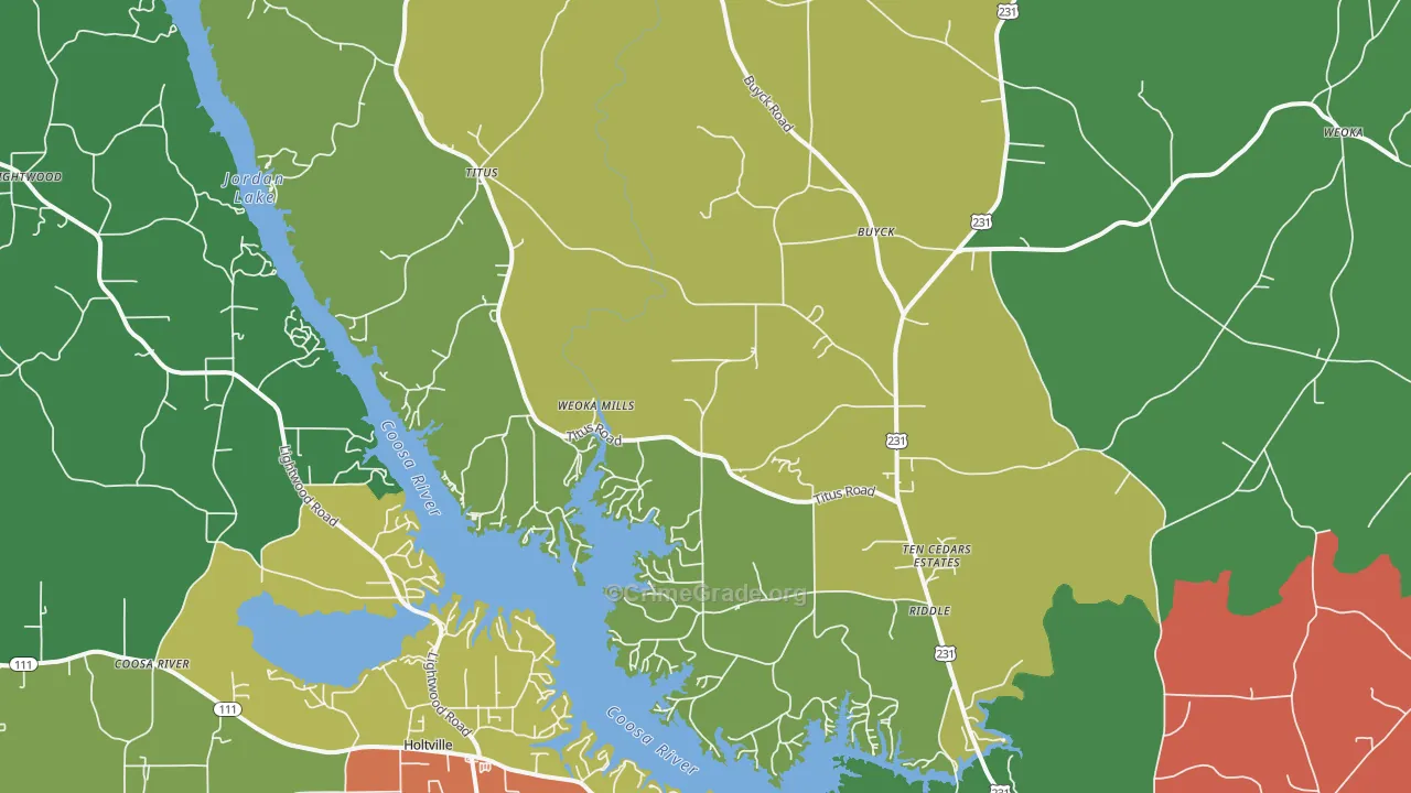 36080, AL Map of Theft Rates
