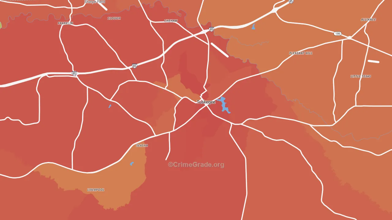 36083, AL Map of Theft Rates