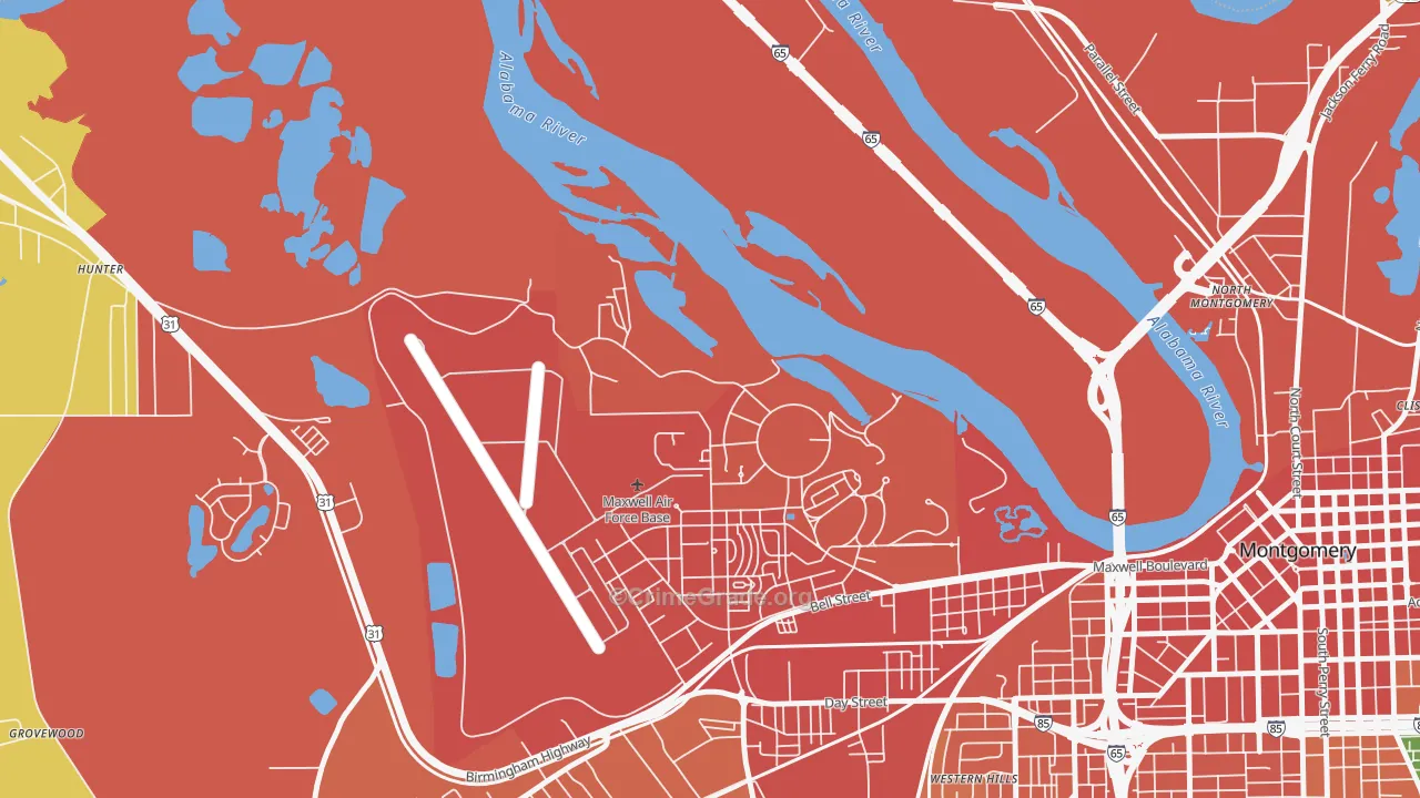 36113, AL Map of Theft Rates