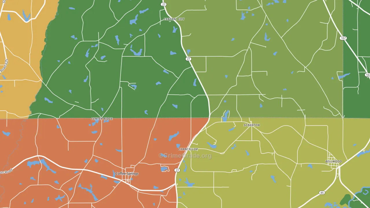 36316, AL Map of Theft Rates