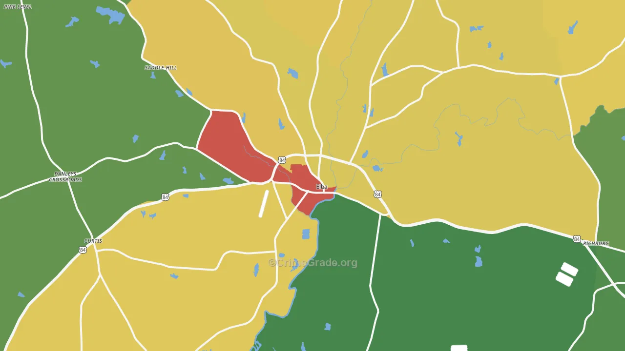 36323, AL Map of Theft Rates