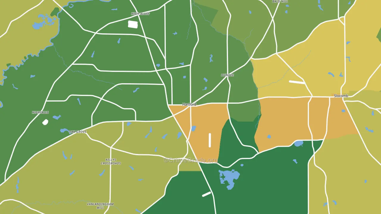 36344, AL Map of Theft Rates