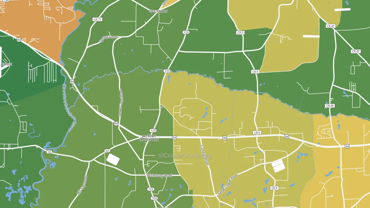 36352, AL Map of Theft Rates