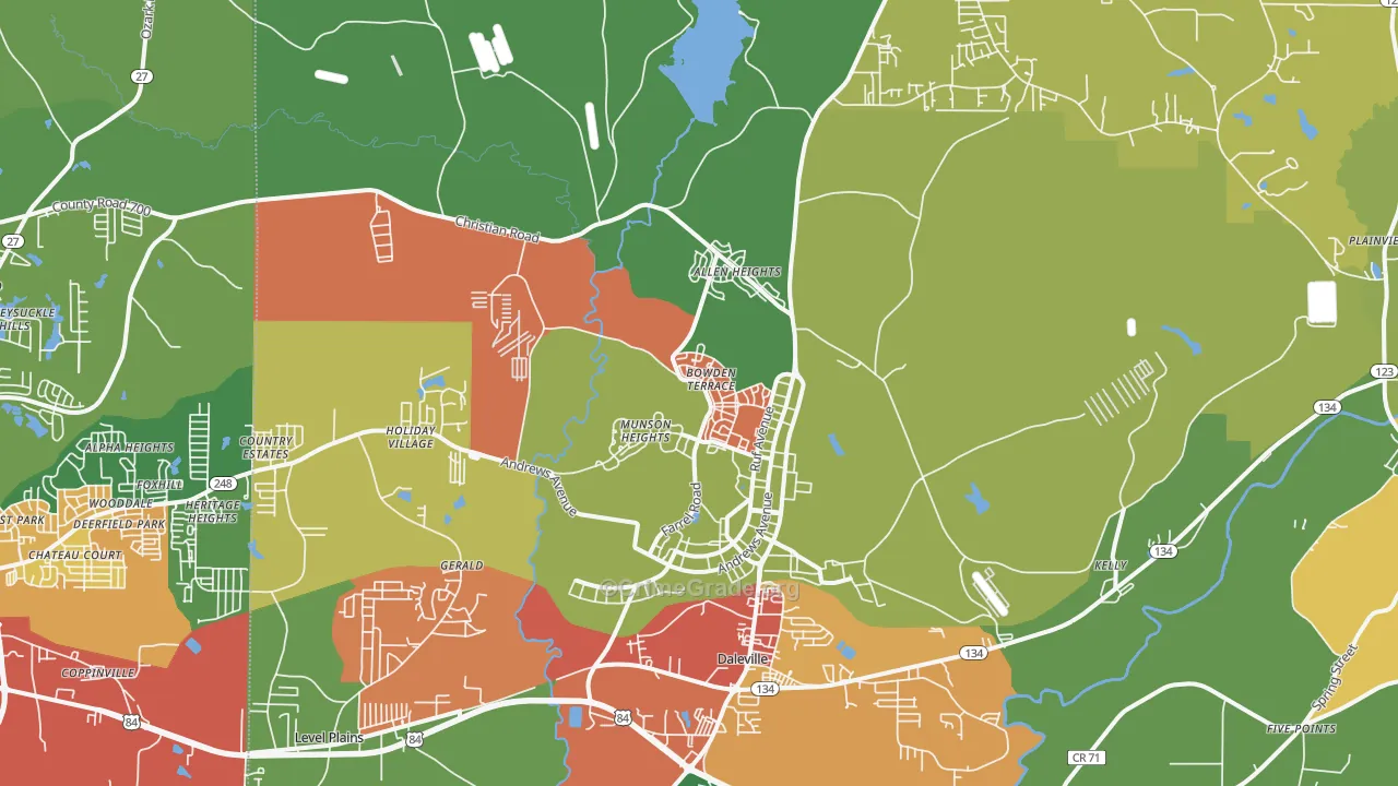 36362, AL Map of Theft Rates