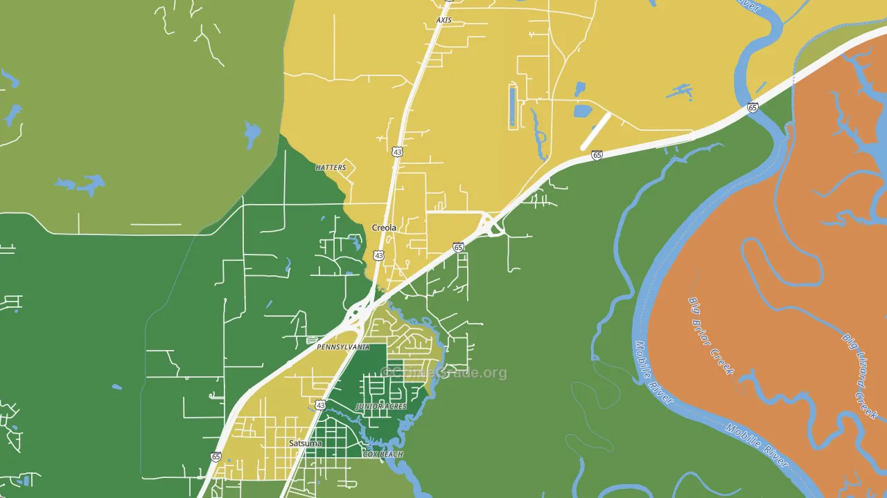 36525, AL Map of Theft Rates