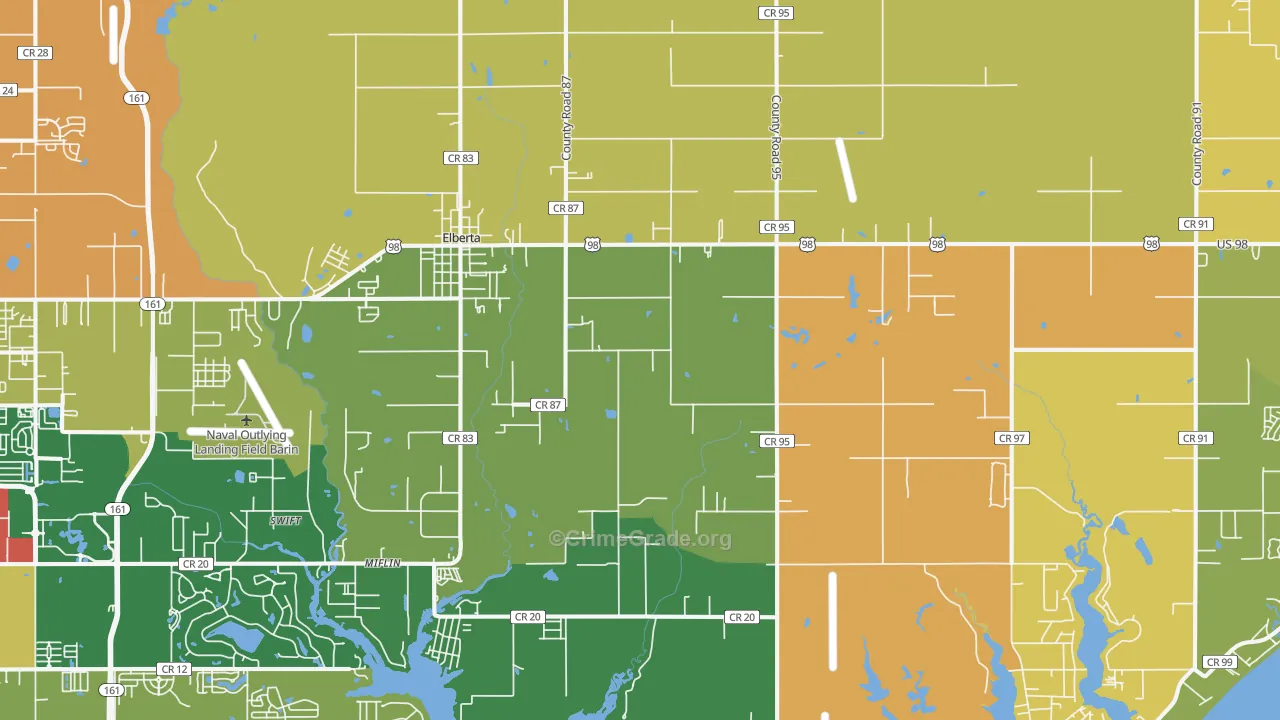 36530, AL Map of Theft Rates