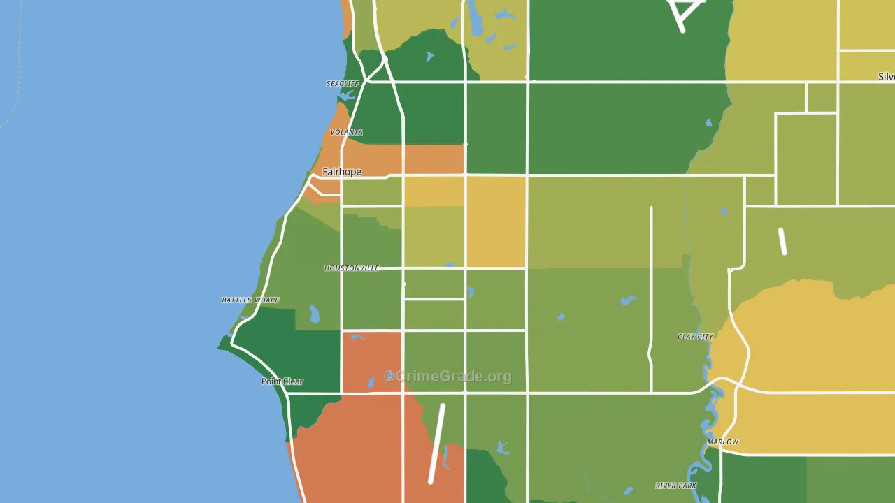36532, AL Map of Theft Rates