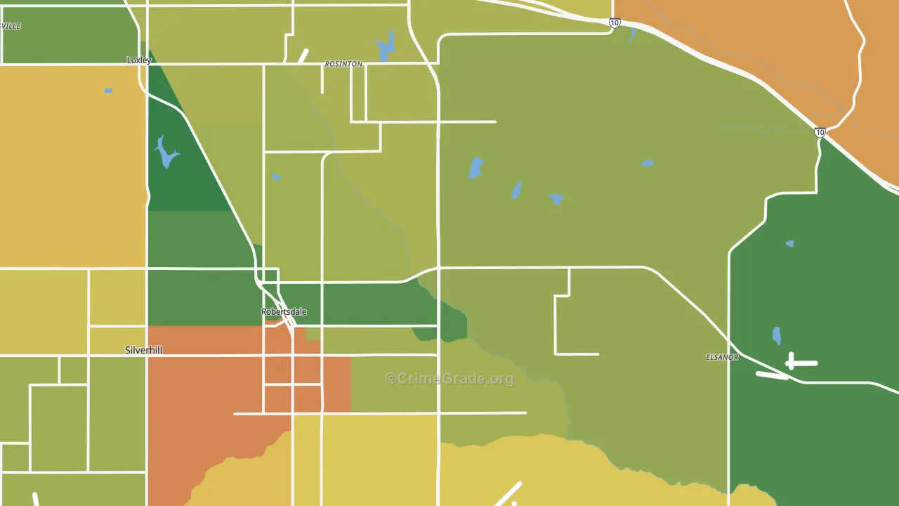 36567, AL Map of Theft Rates