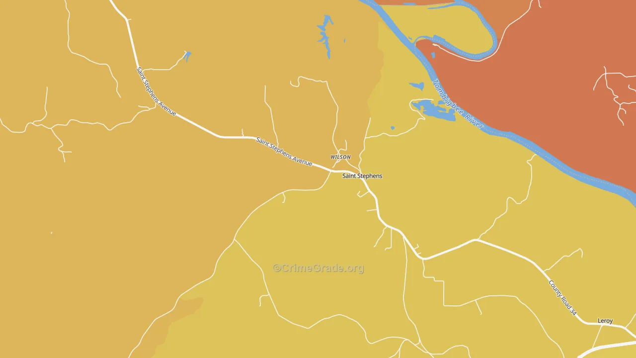 36569, AL Map of Theft Rates