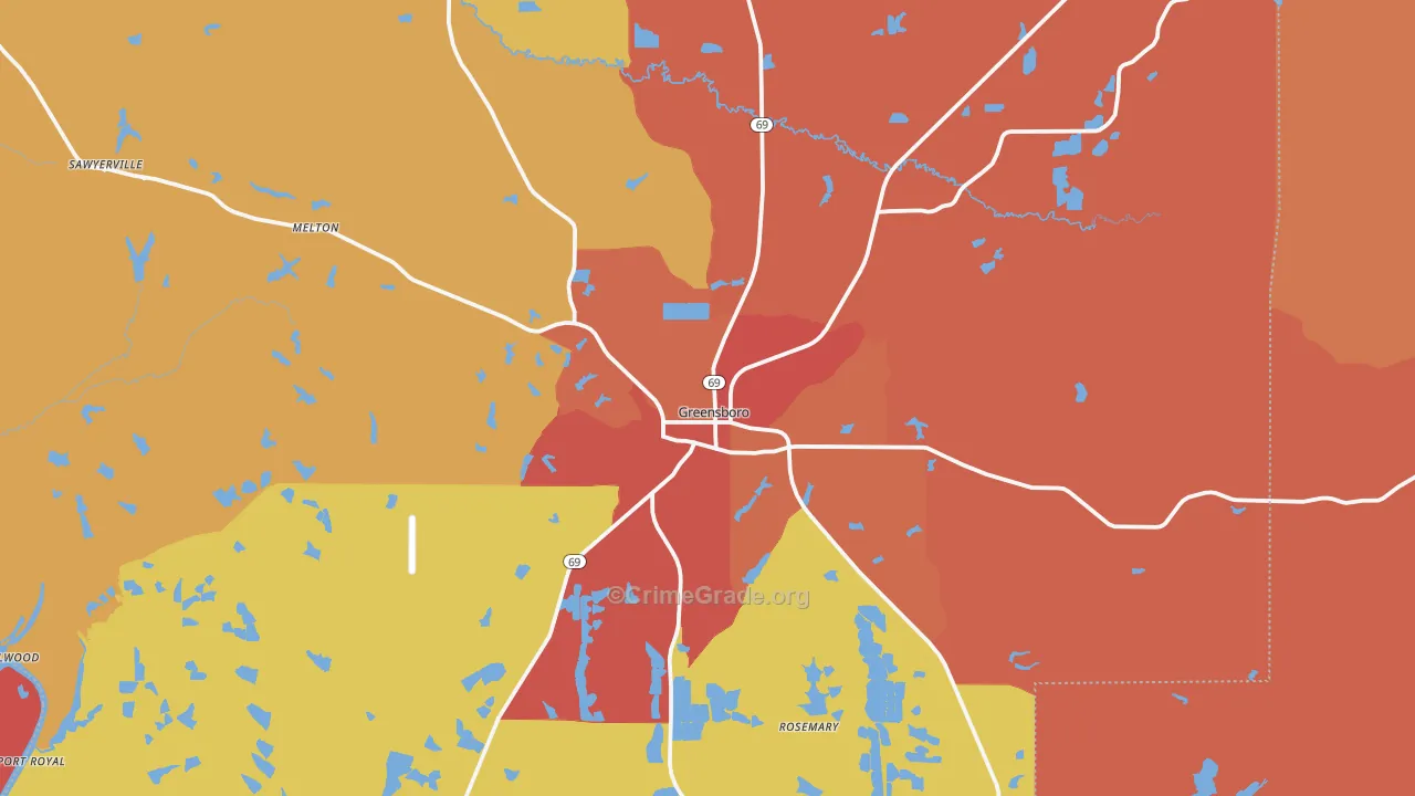 36744, AL Map of Theft Rates
