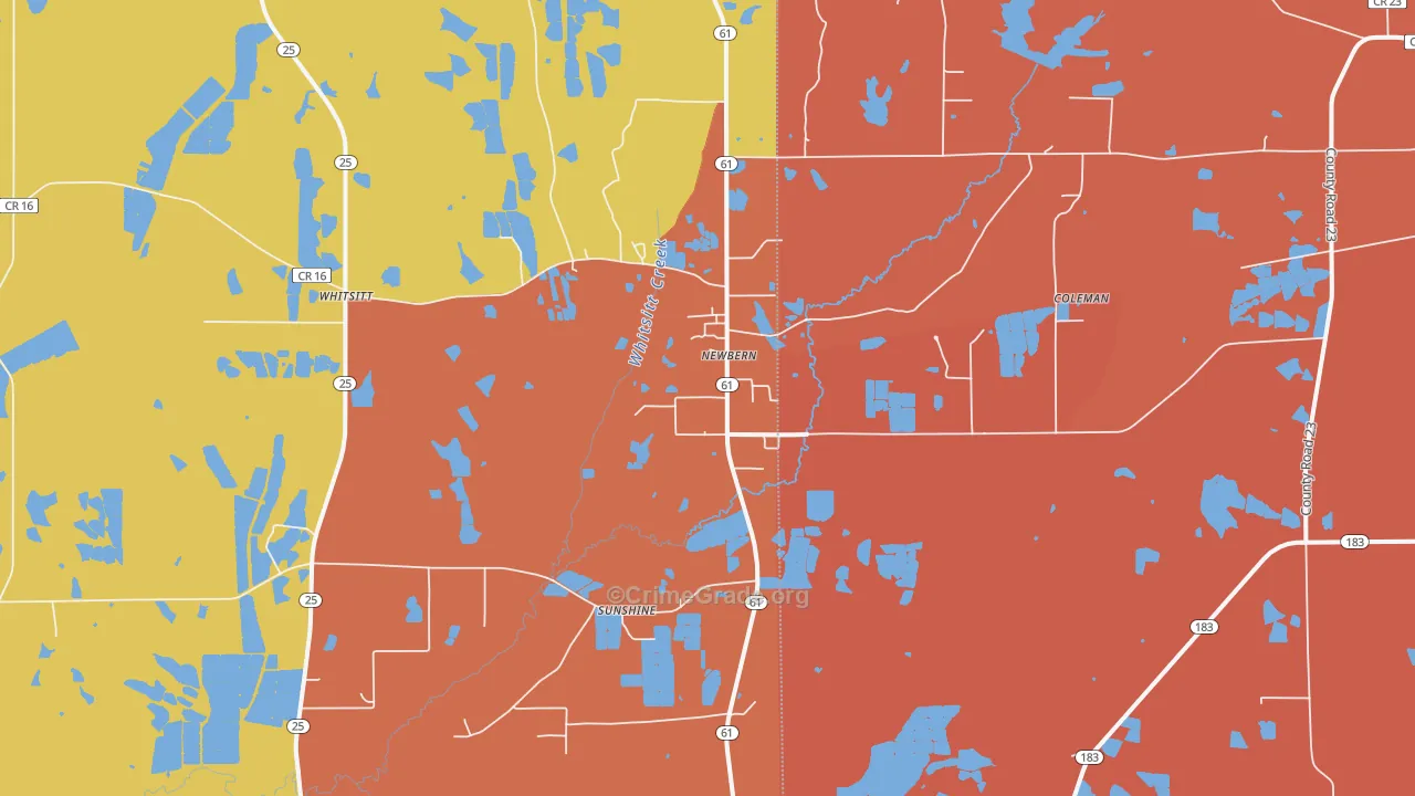 36765, AL Map of Theft Rates