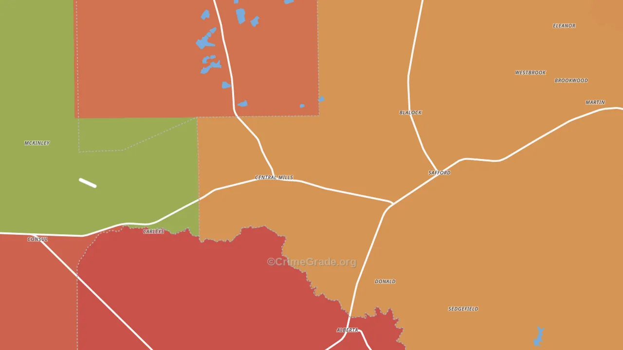 36773, AL Map of Theft Rates