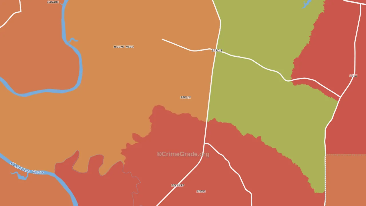 36775, AL Map of Theft Rates