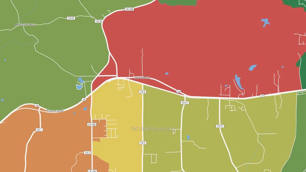 36865, AL Map of Theft Rates