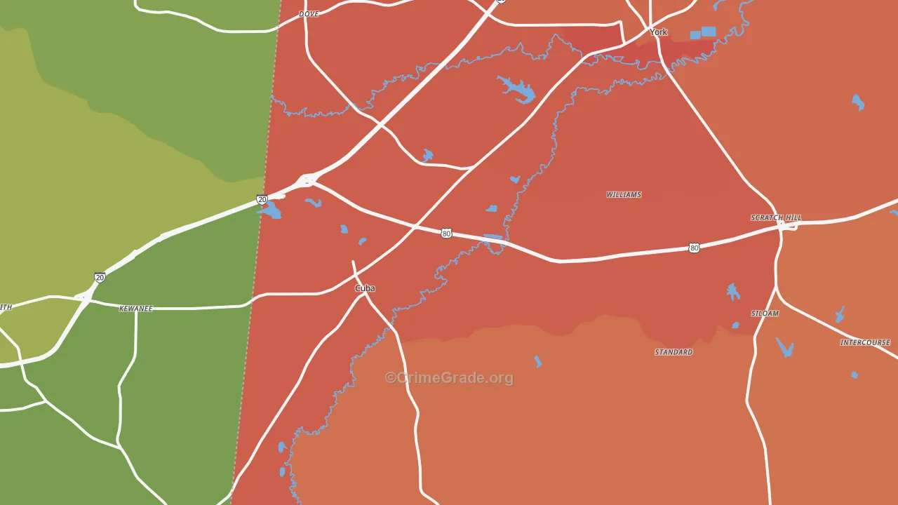 36907, AL Map of Theft Rates