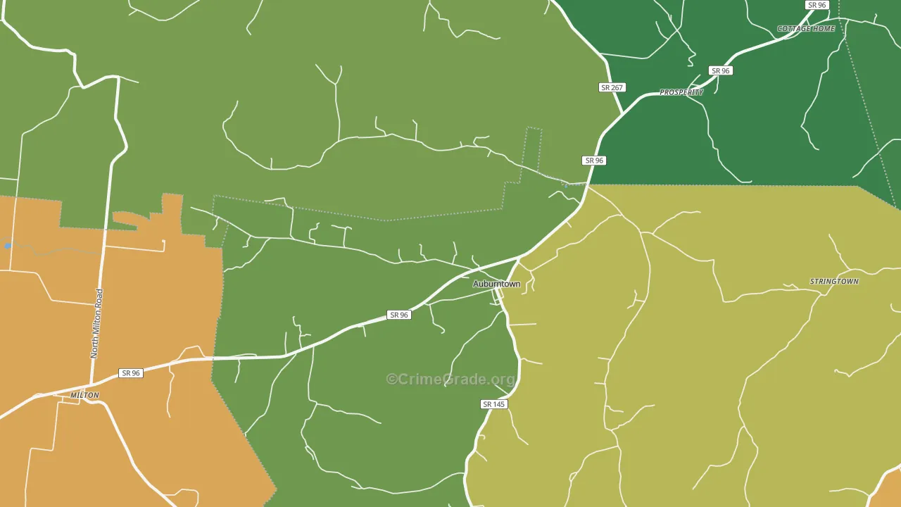 37016, TN Map of Theft Rates