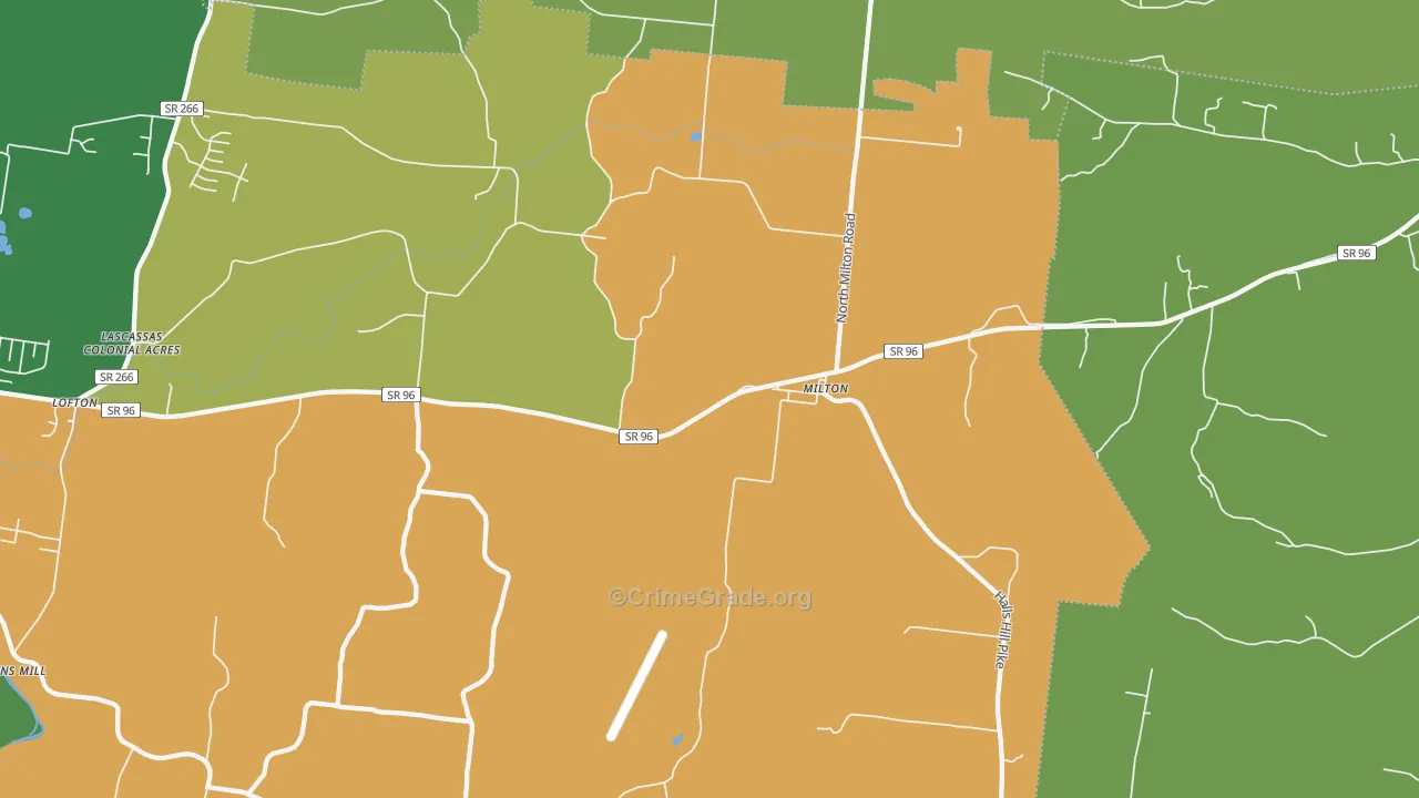 37118, TN Map of Theft Rates