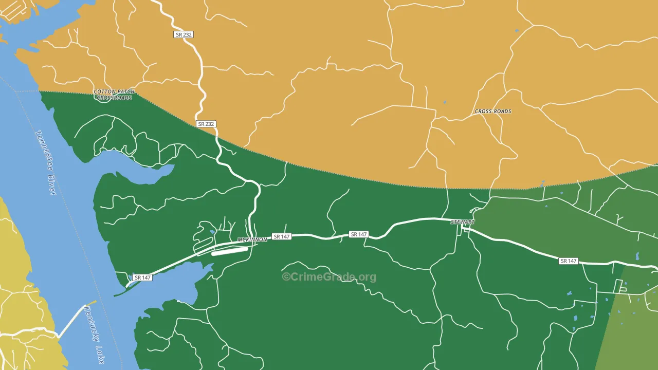 37175, TN Map of Theft Rates