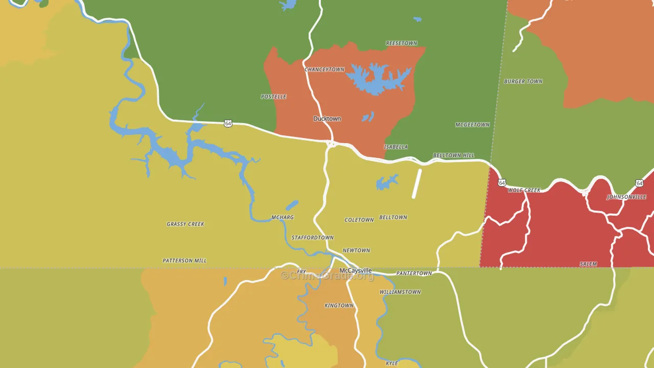 37317, TN Map of Theft Rates