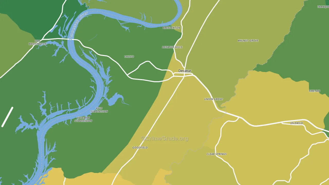 37322, TN Map of Theft Rates