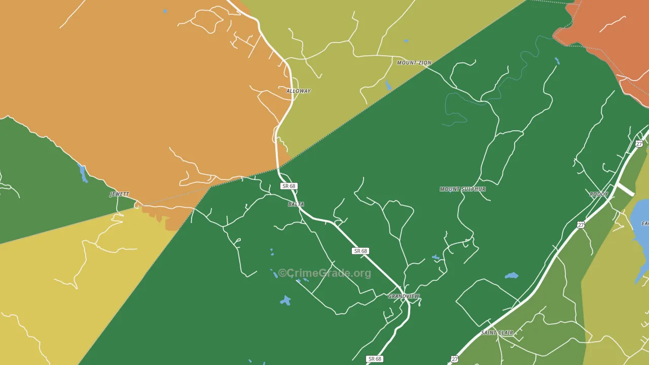 37337, TN Map of Theft Rates