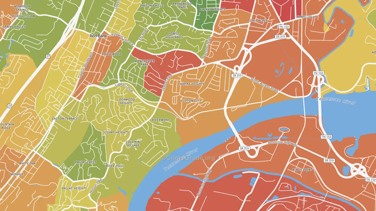 37351, TN Map of Theft Rates