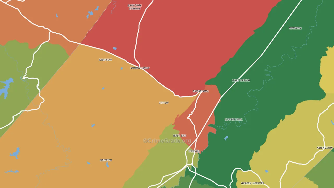 37367, TN Map of Theft Rates