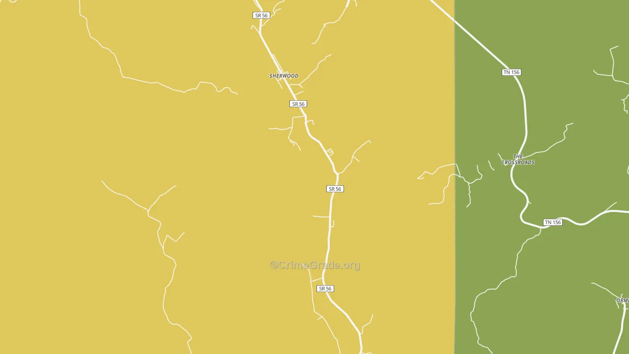 37376, TN Map of Theft Rates